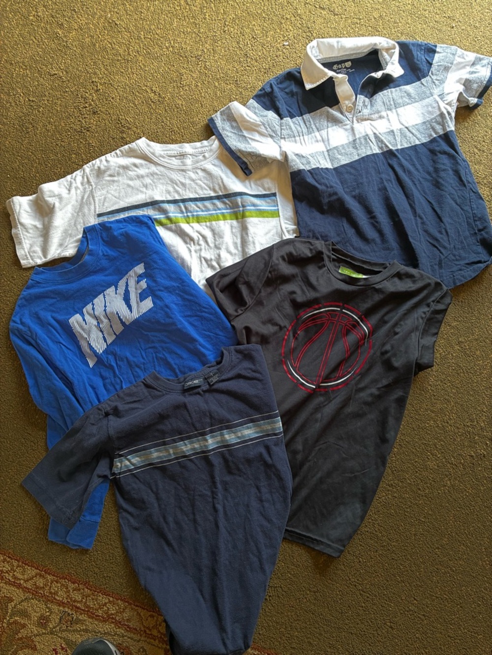 Five boys shirts